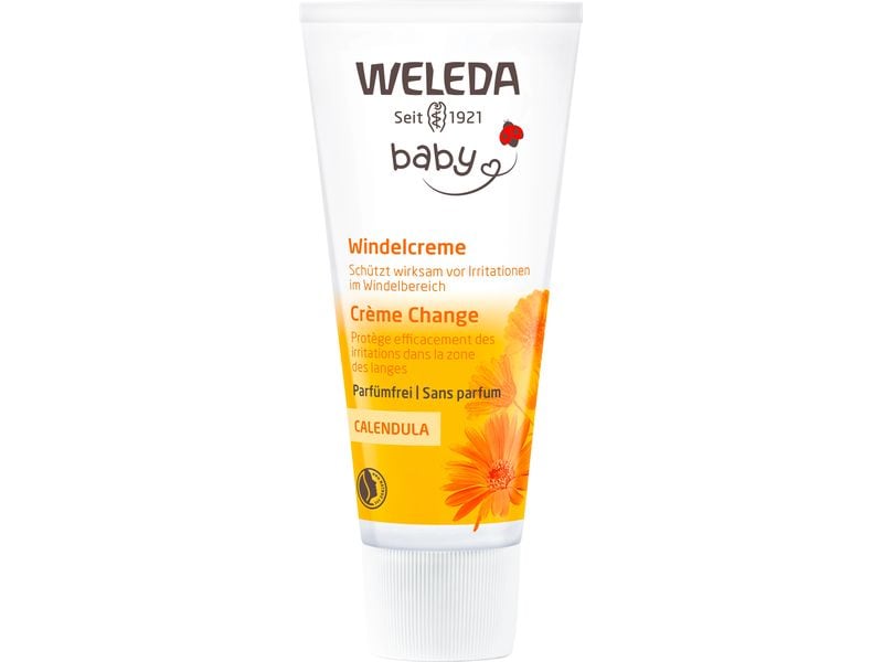 WELEDA Wundschutzcreme Calendula 75 ml Parfumfreie Wundschutzcreme mit Calendula-Extrakt