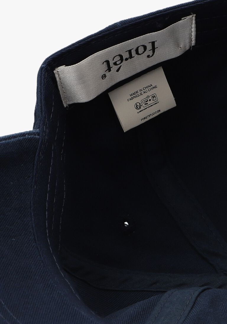 donkerblauwe forét pet duck washed cap