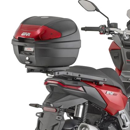 Top case Givi MONOLOCK E300 N2B Universel - Noir / Rouge