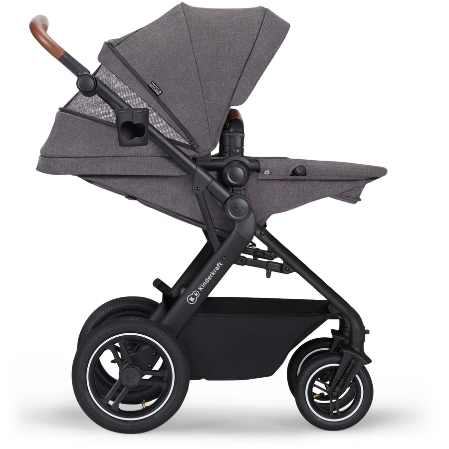 Kinderkraft Kinderwagen B Tour 3 in 1 Mink Pro Dark Grey