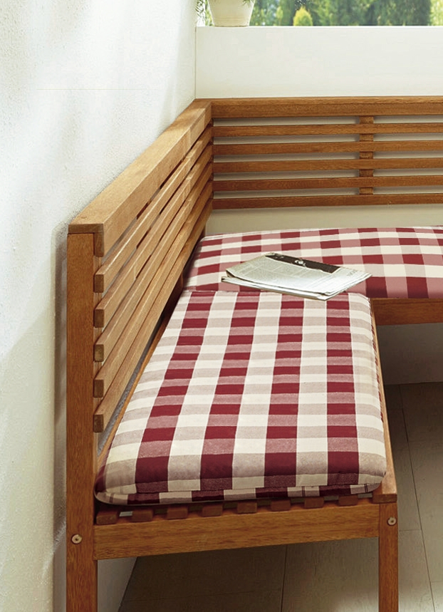 Auflage für Eckbank, 2-teilig