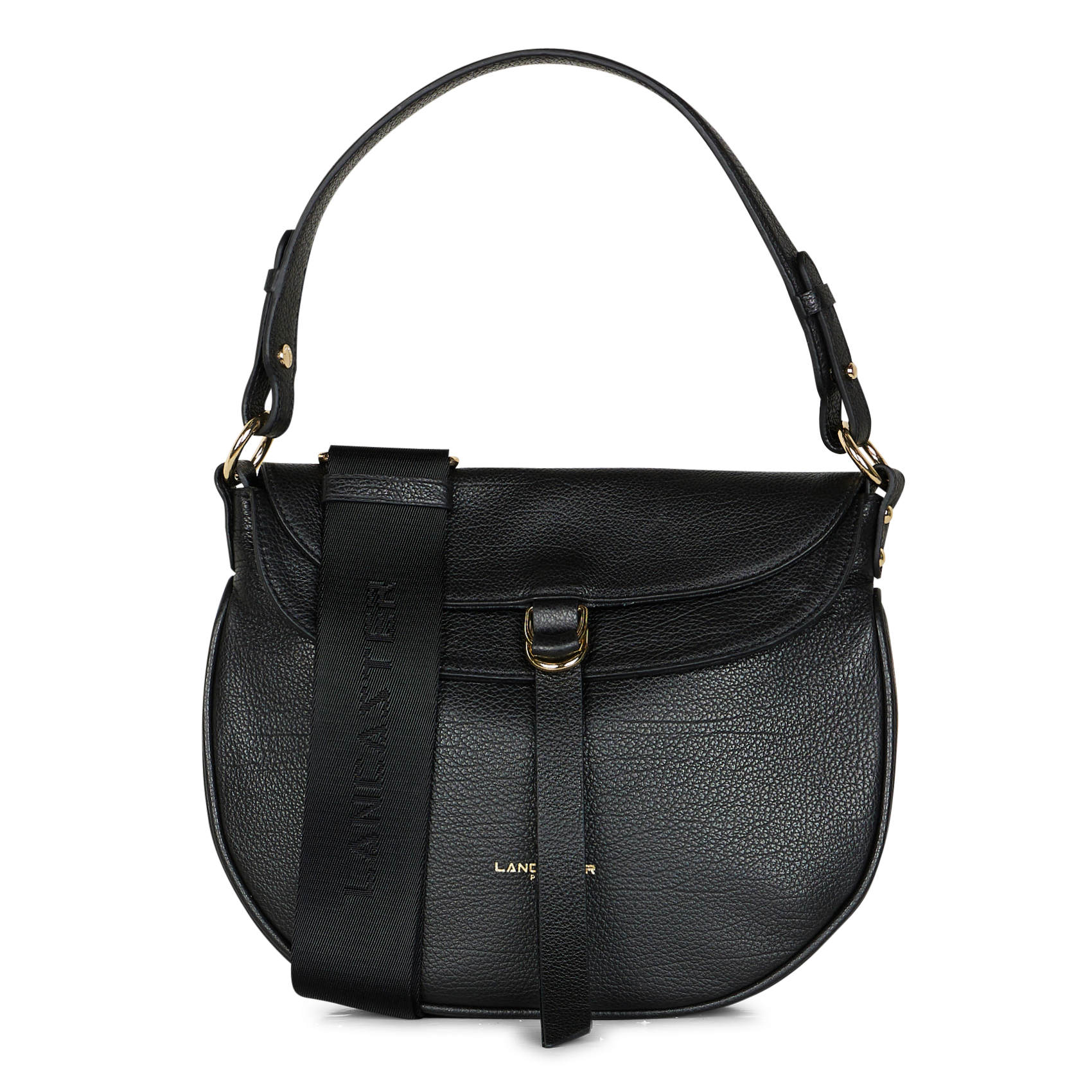 DUNE GAIA - Sac besace en cuir| Noir