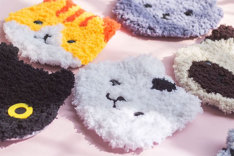 Embroidery Kingdom - DIY naaiset met kattengarenonderzetter (verschillende ontwerpen)