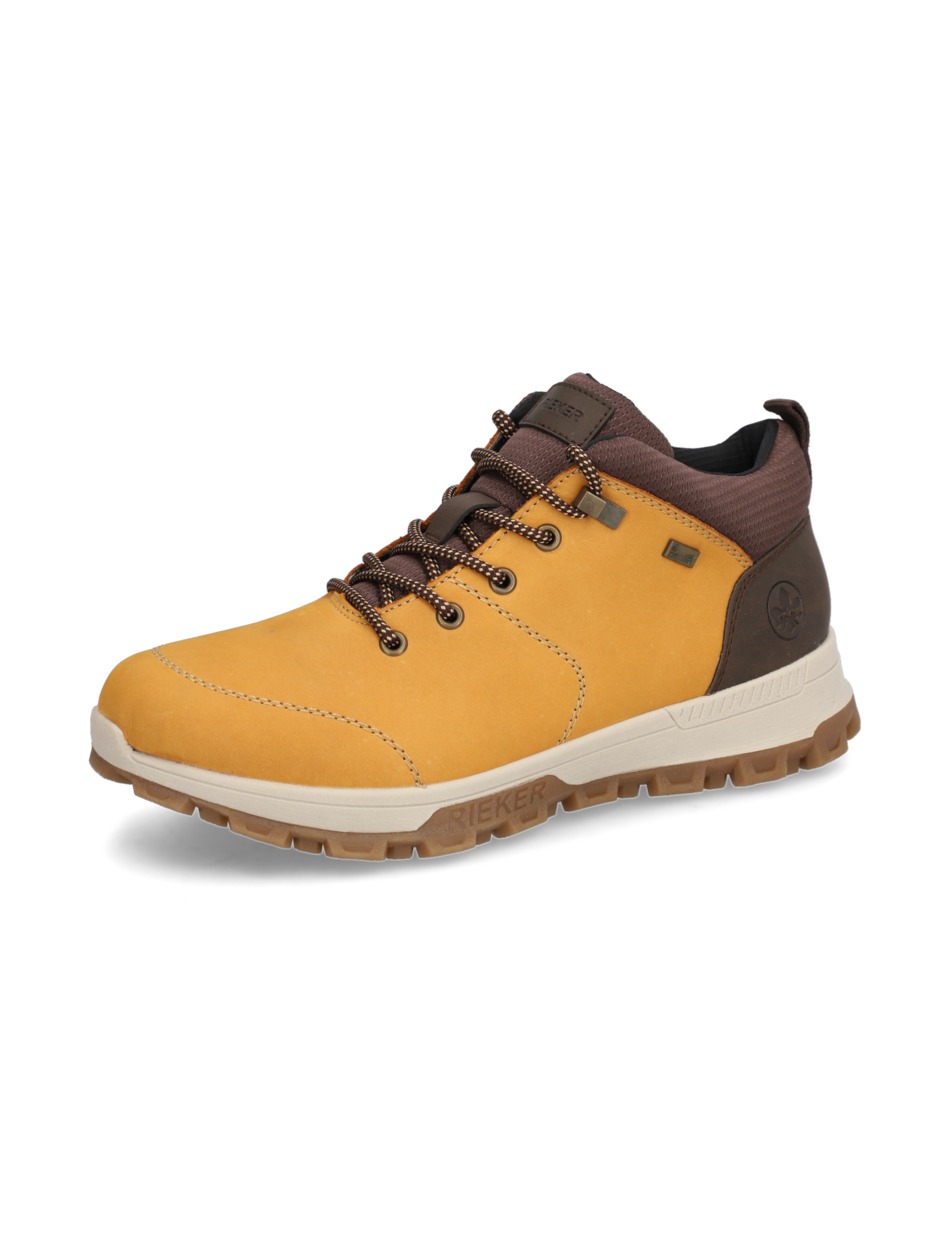 Lederkombination Sneaker Mid Cut