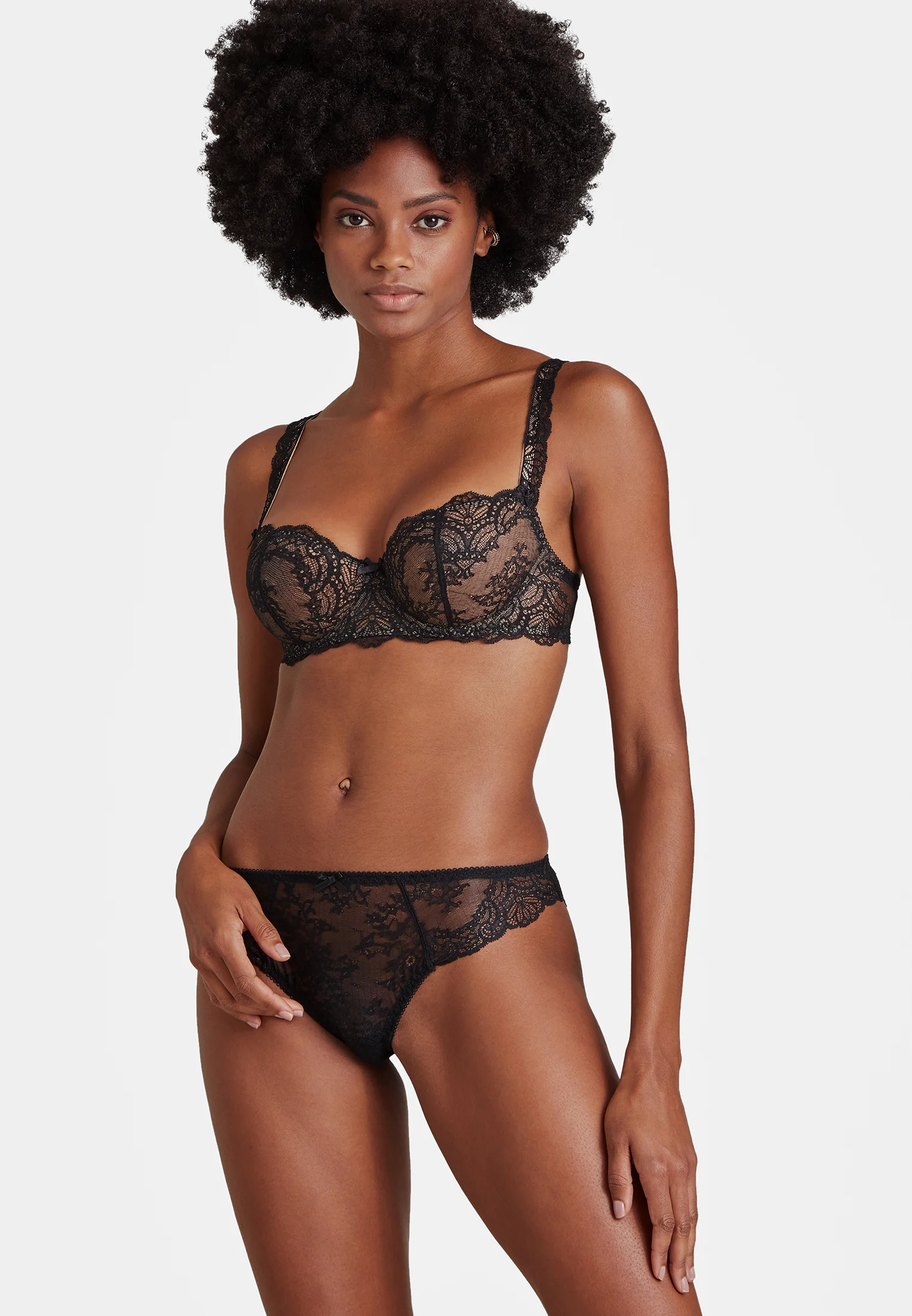 DANSE DES SENS - Soutien-gorge corbeille | Noir