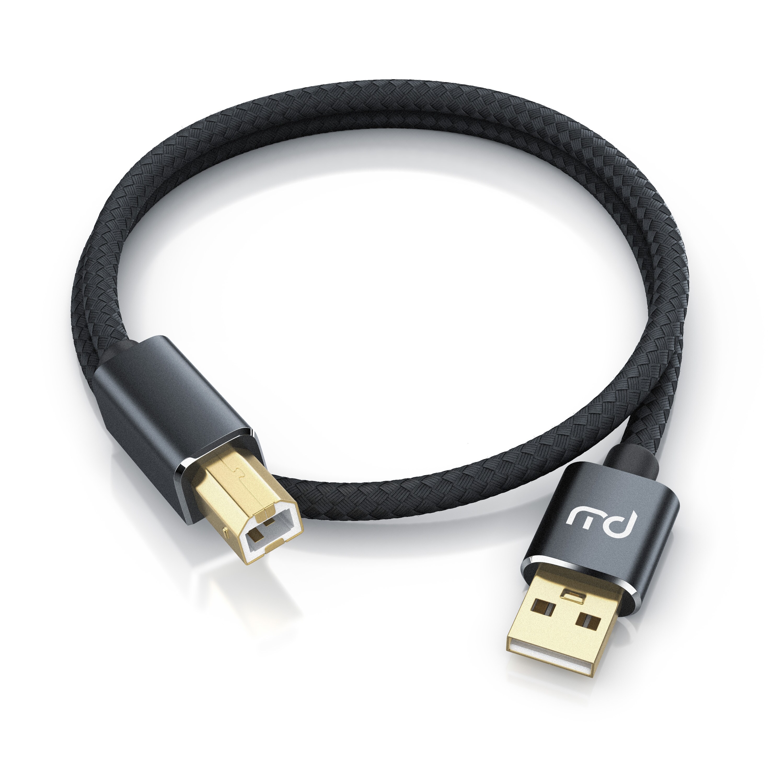 Primewire USB 2.0 Drucker / Scanner Kabel mit Nylonmantel - 2m