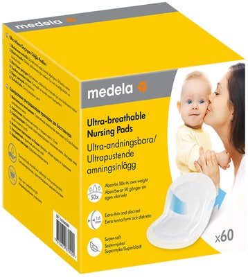 Medela Ultra Breathable Ammeinnlegg 60-Pack