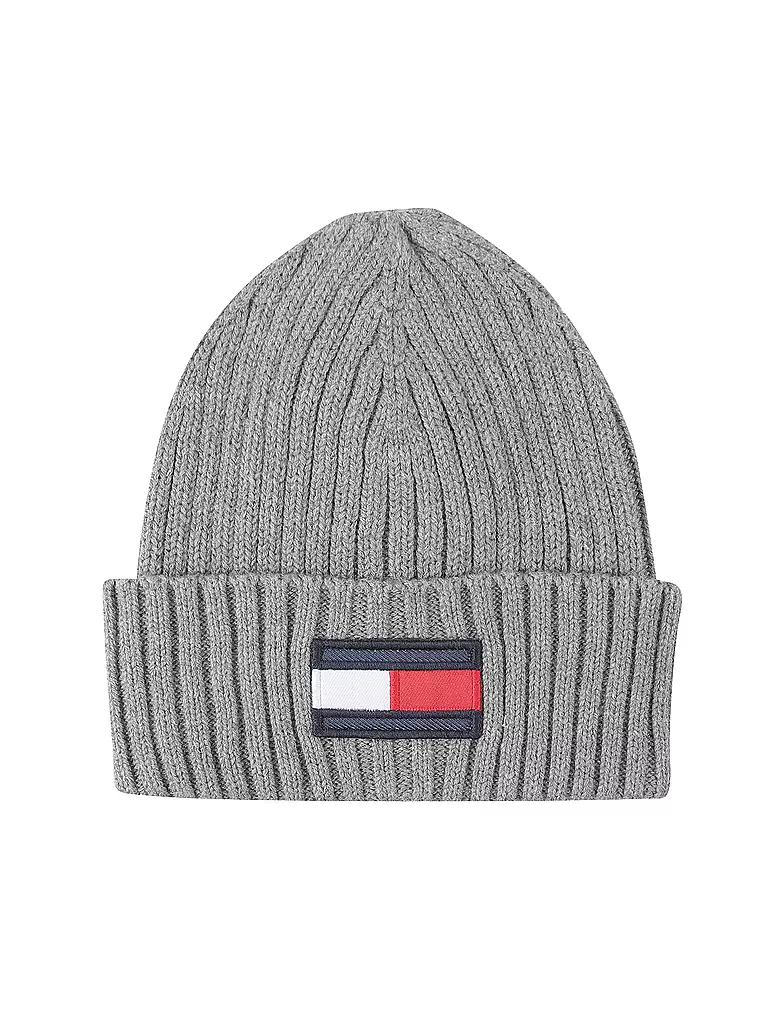 TOMMY HILFIGER Jungen Mütze - Haube grau