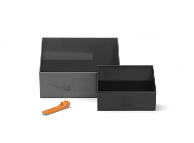 LEGO Scooper 2-Pack, Dark Stone Grey