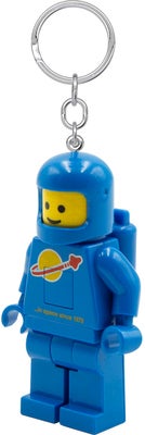 LEGO® Ikonisk Romfarer Nøkkelring med LED-lys, Blå