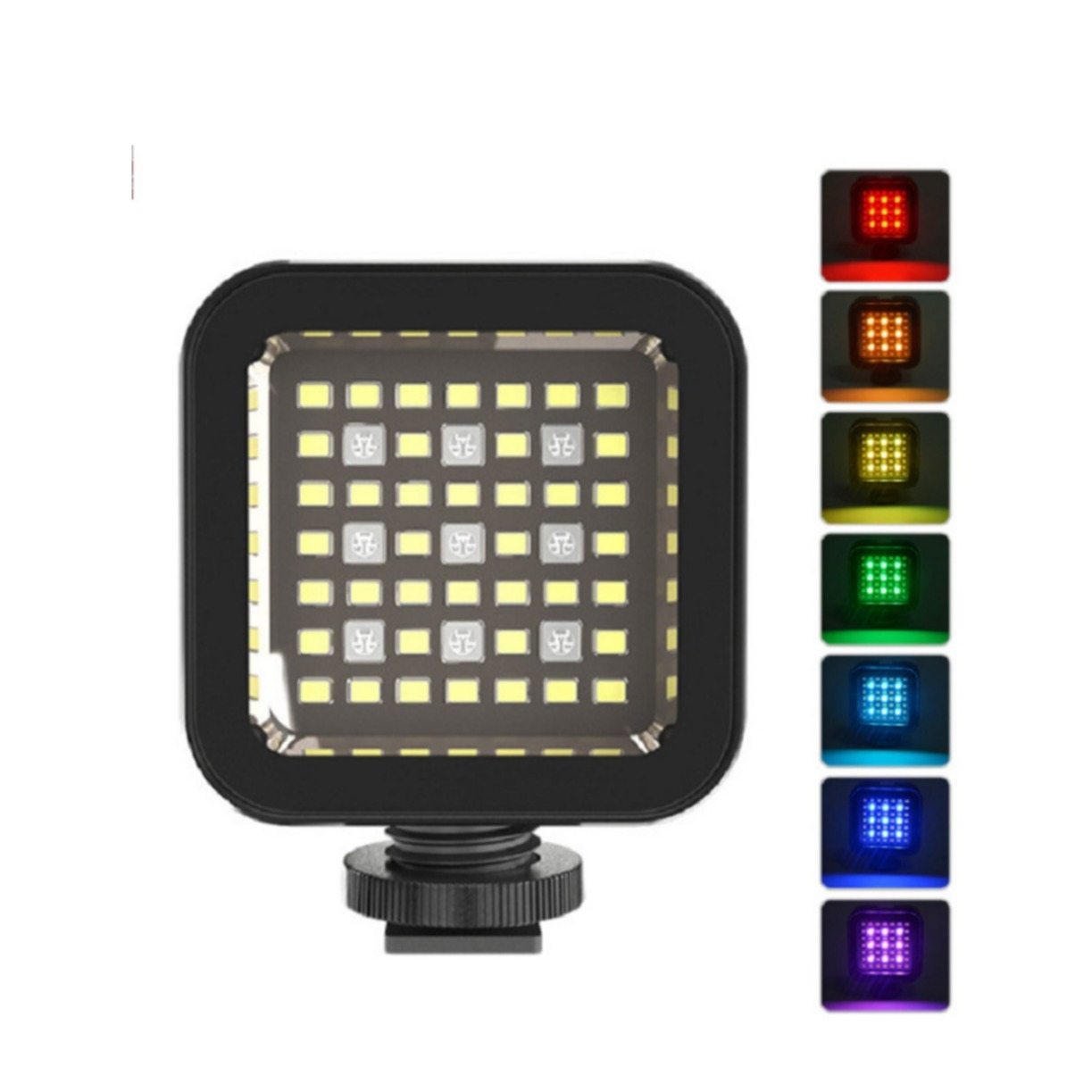 GoPro / Kamera Wasserdichte LED Beleuchtung Tauchlicht Lichtmodul mit 8 Farben und 1/4