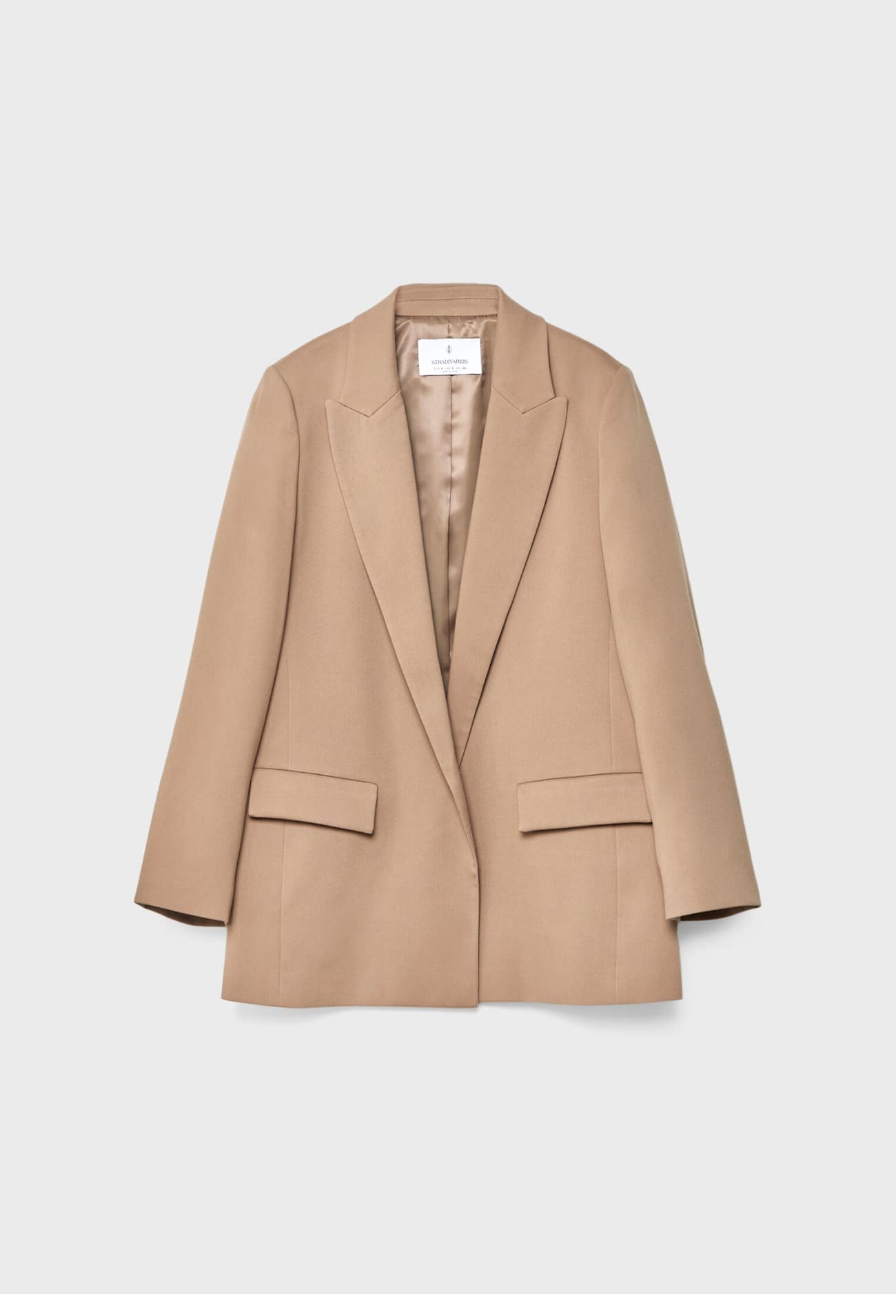 Blazer aberto e folgado
