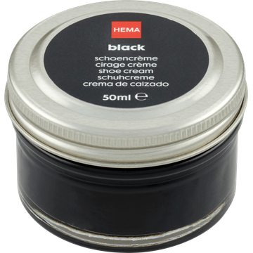 HEMA Schoencrème Zwart 50ml