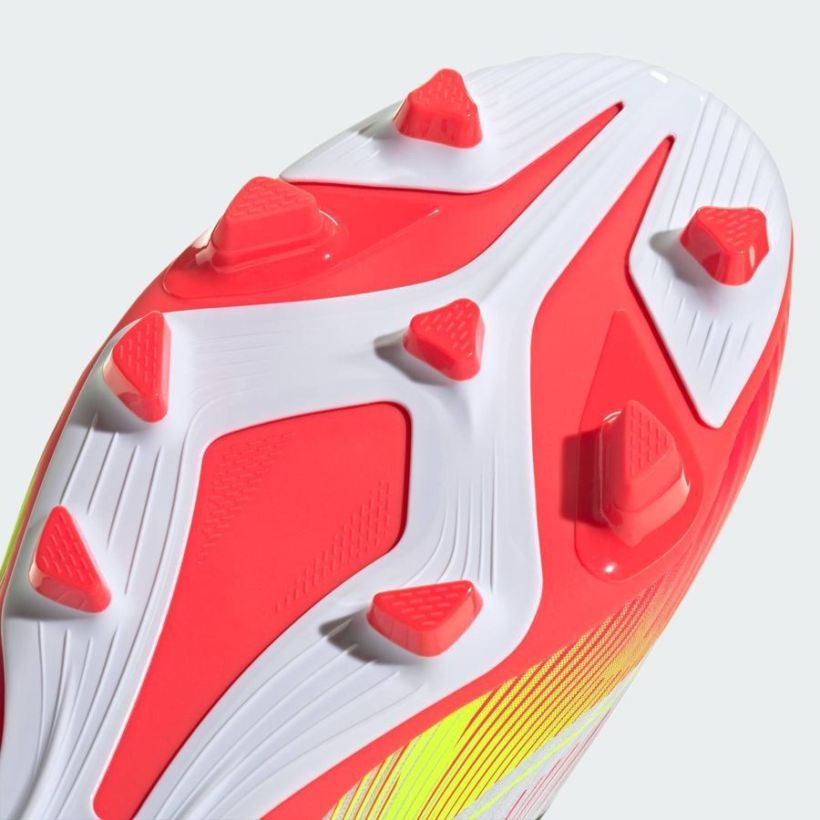 adidas F50 Club FxG Pure Victory - Blanc/Noir/Jaune