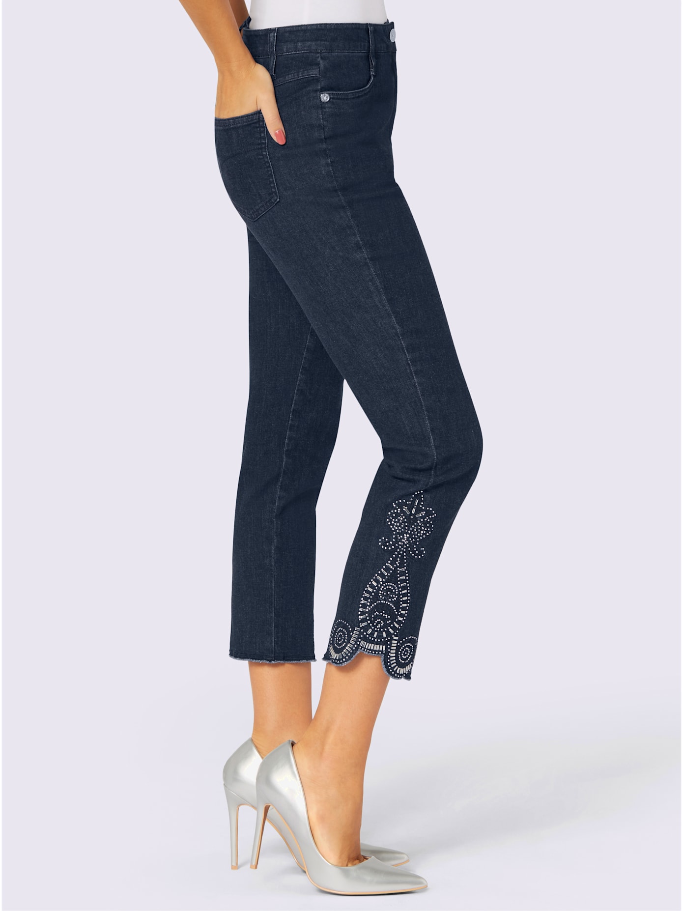 Jean superbe broderie