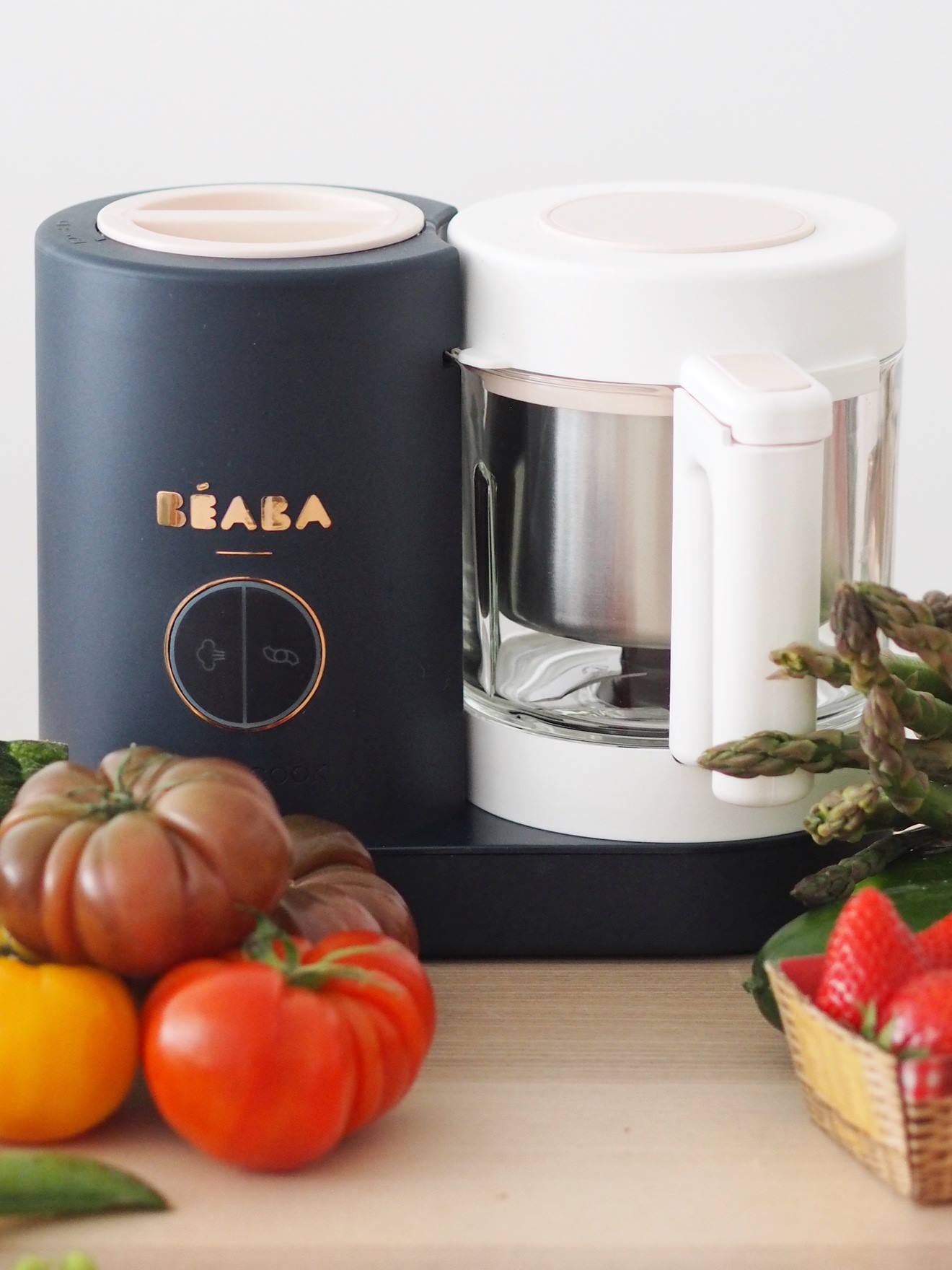 Robô BEABA Babycook Neo 4 em 1, Azul Escuro Liso
