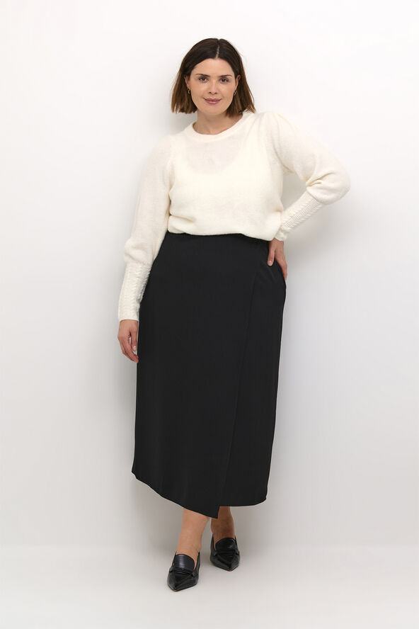 Kaffe Curve KCamalia Knit Pullover Chalk