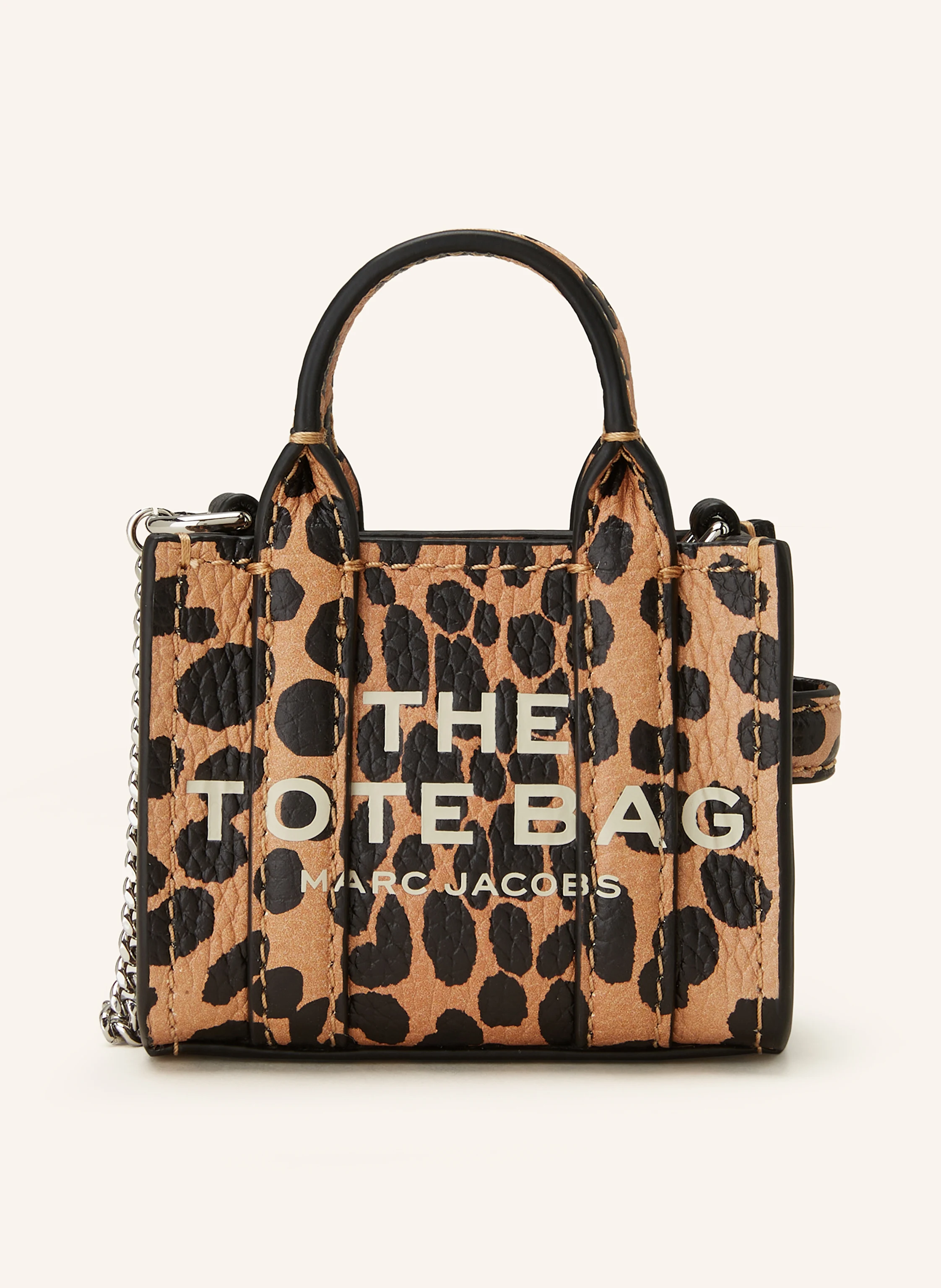 MARC JACOBS Taschenanhänger THE CHEETAHNANO TOTE CHARM