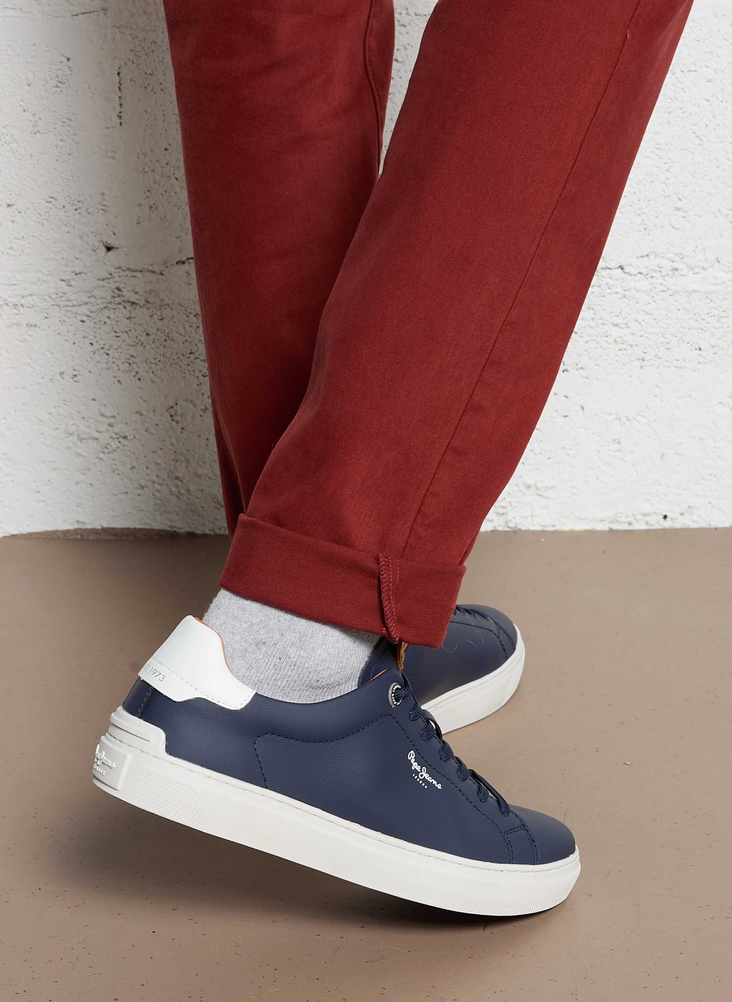 CAMDEN CLUB M - Baskets basses en cuir | Bleu