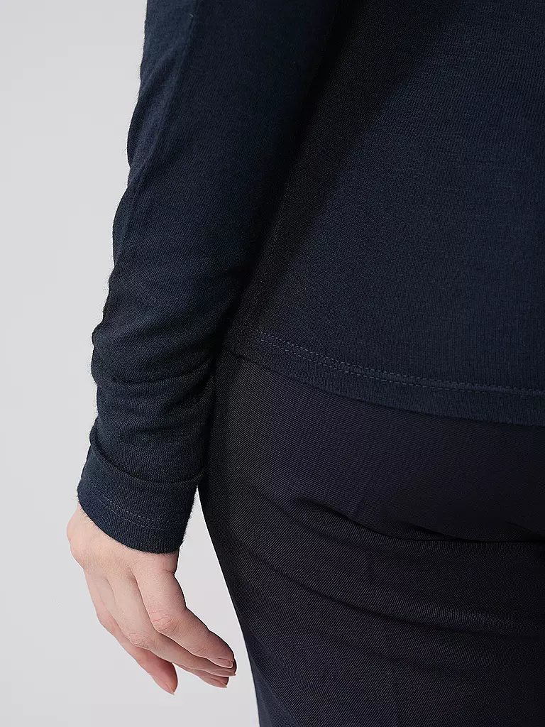 TELA Rollkragenshirt MATHILDE dunkelblau
