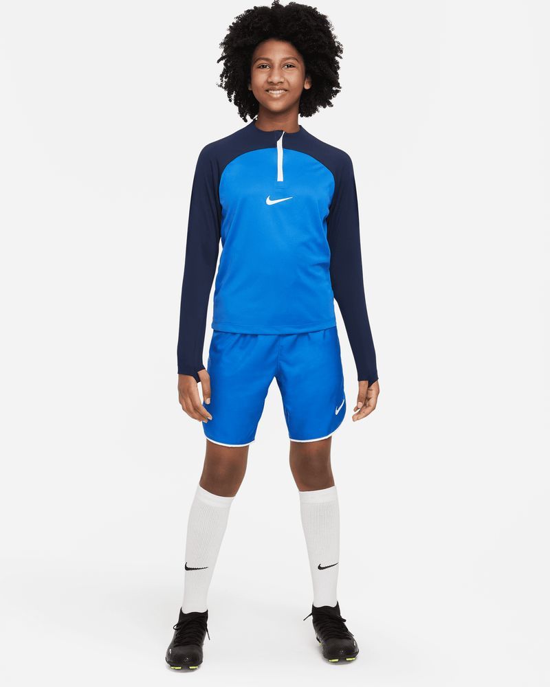 Haut d'entrainement 1/4 Zip Nike Academy Pro Bleu Royal pour enfant
