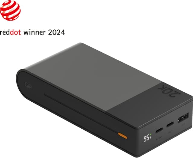 GP M2+ 20.000 mAh powerbank (grå)