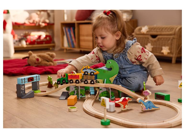 Houten treinset