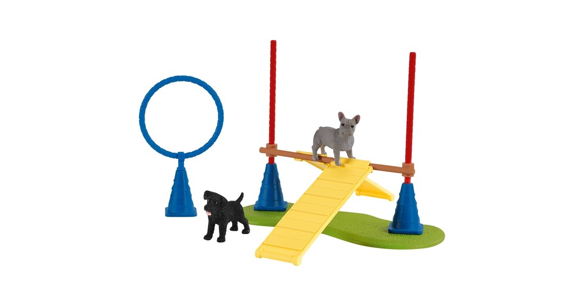 SchleichFarm World - Speelplezier voor honden speelfiguur  (42536)