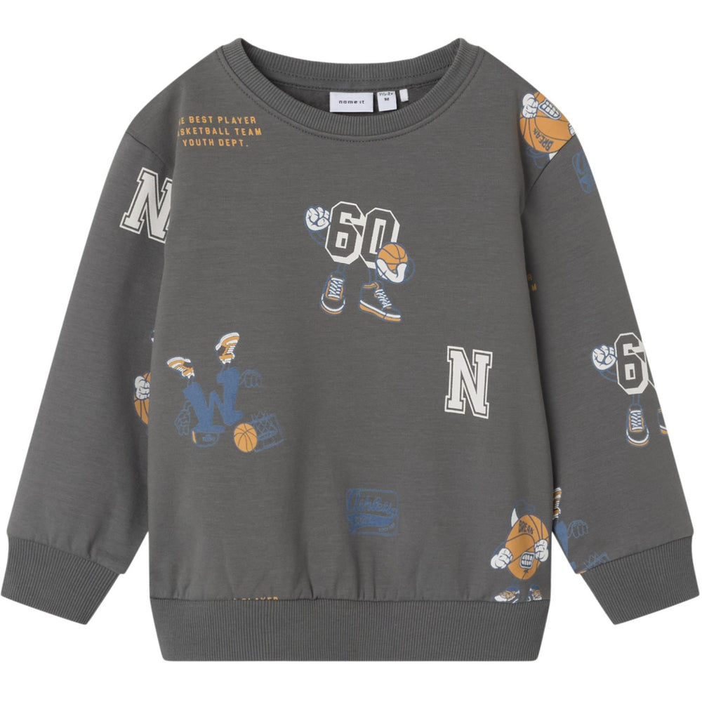 Køb Name It Lava Smoke Thim Regular Sweatshirt