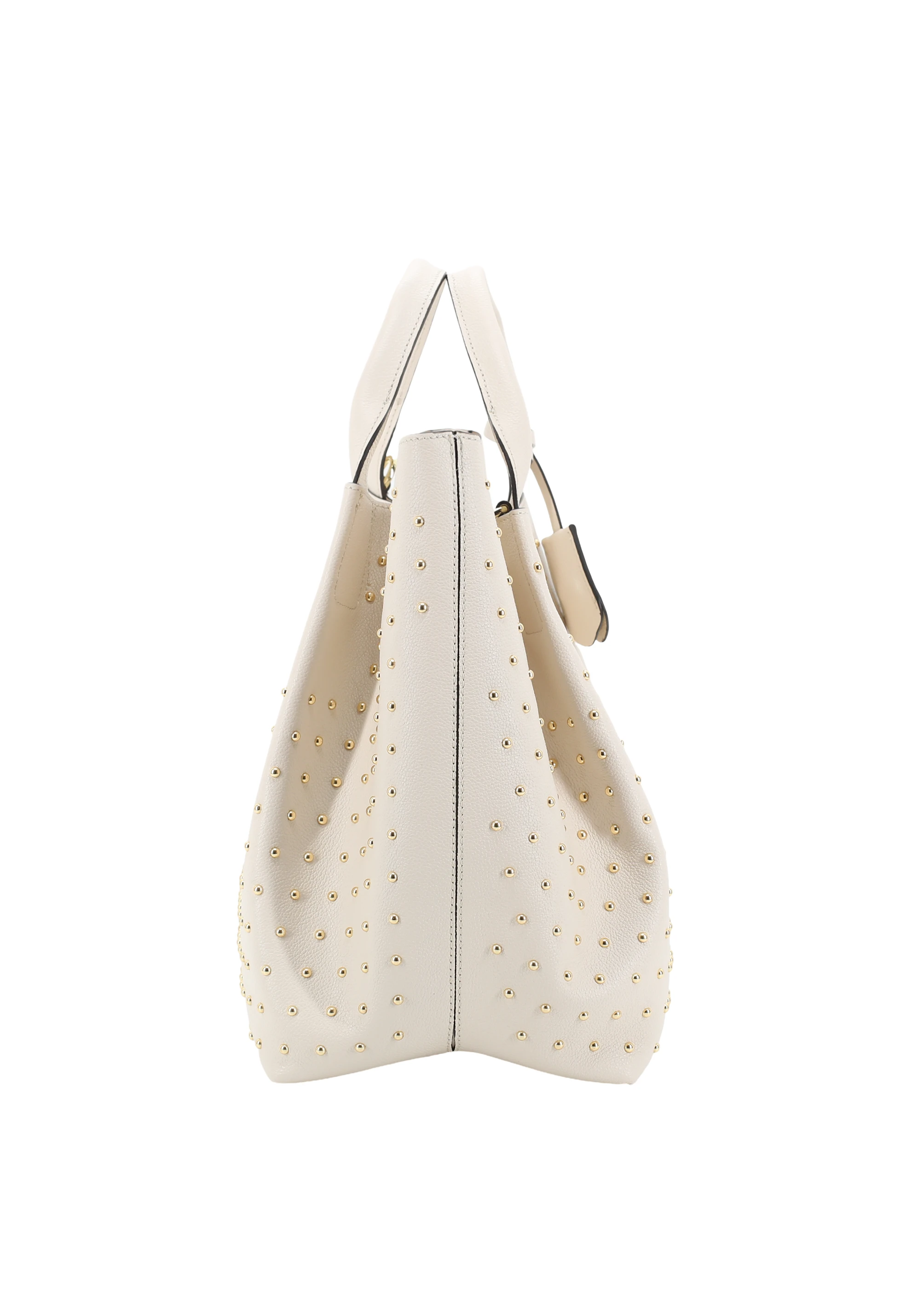 Shopper ESSENTIAL studs medium Leather Agave Standard