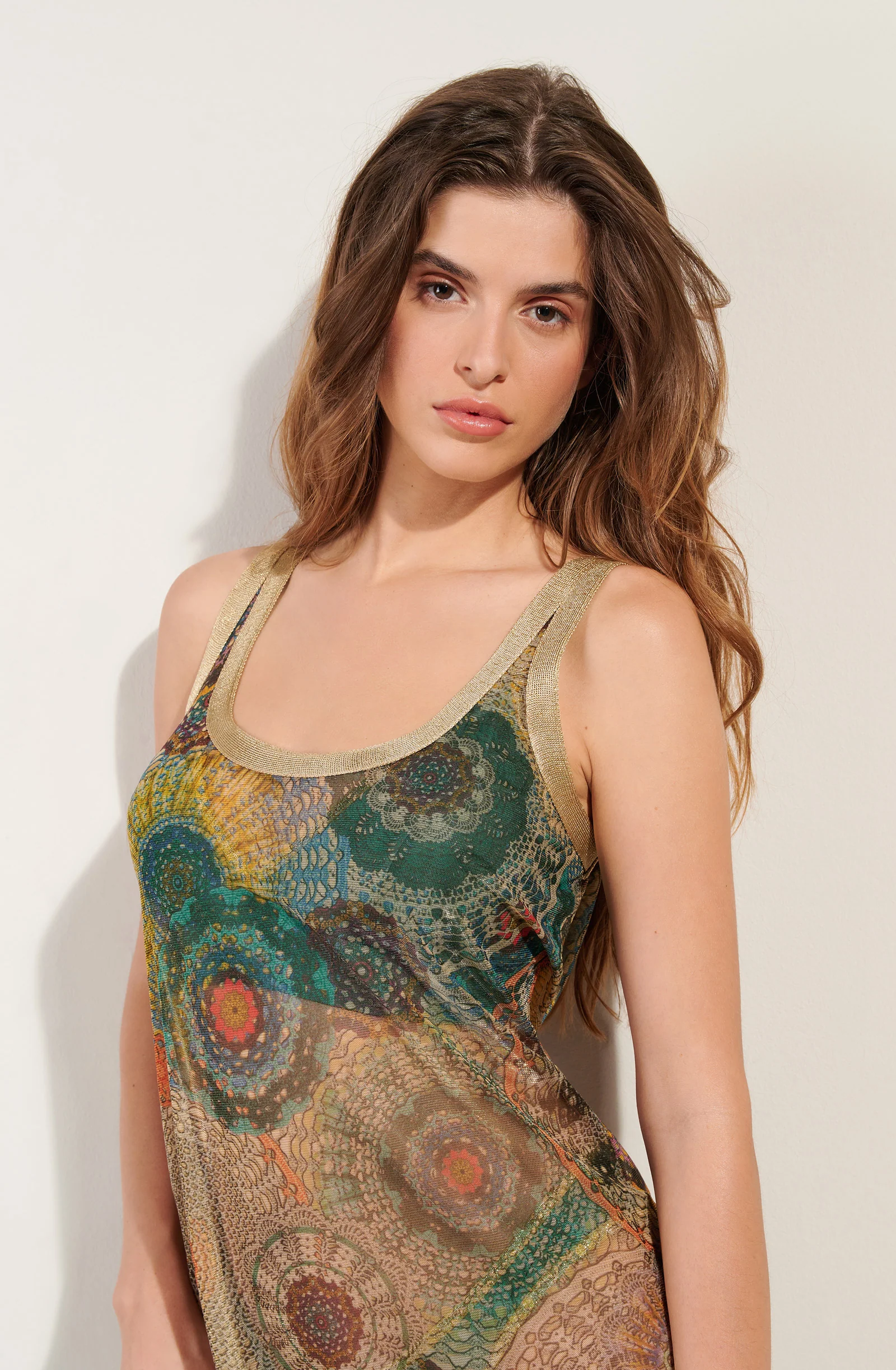 renaya Longue robe débardeur irisée imprimé GIPSY Gipsy