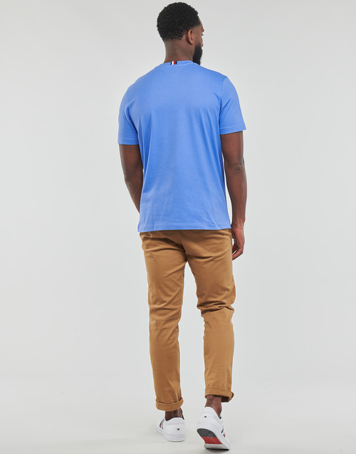 Tommy Hilfiger - ESSENTIAL MONOGRAM TEE - Bleu ciel