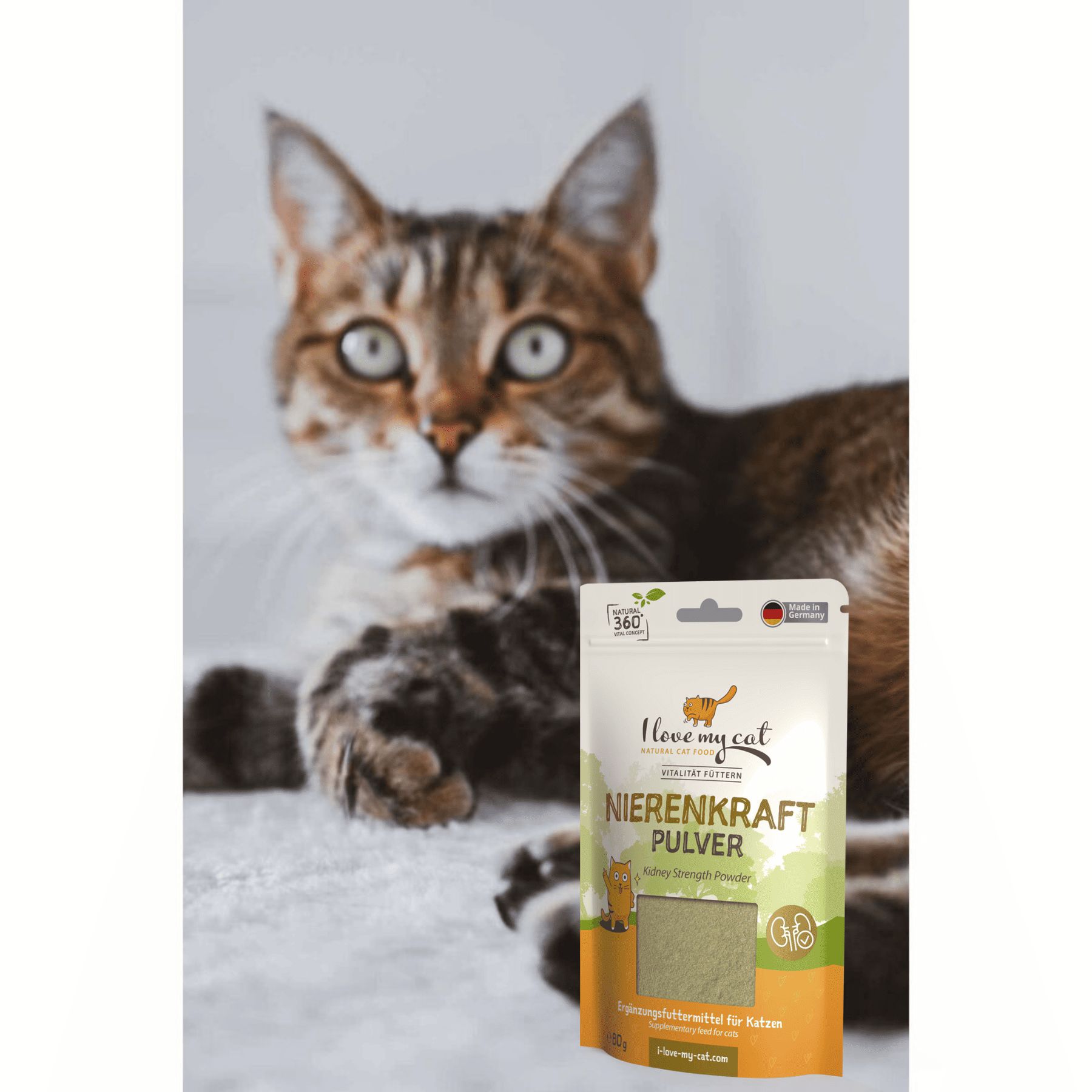I love my cat Nahrungsergänzung für Katzen - Nierenkraft Pulver