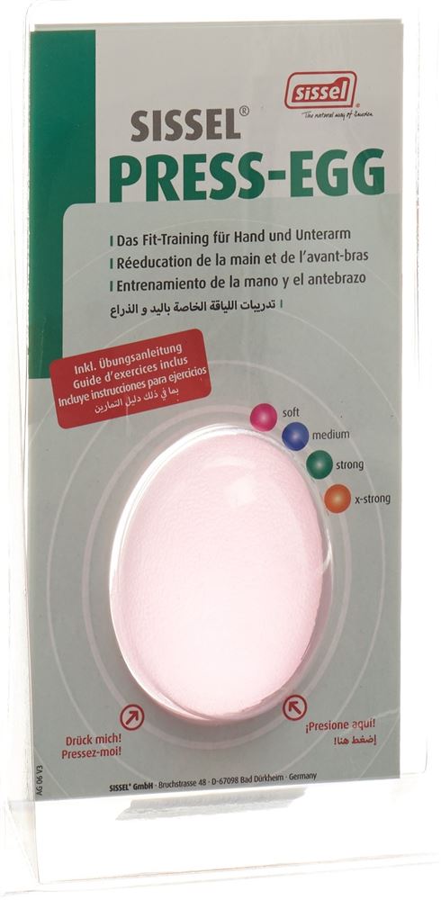 Sissel Press Egg soft rosa 1 Stk