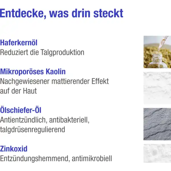 Hautgetönte mattierende Pflegecreme gegen Hautunreinheiten