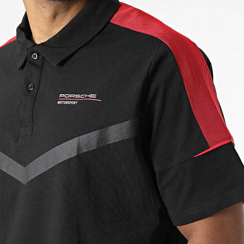 Polo Manches Courtes 701210878 Noir Rouge