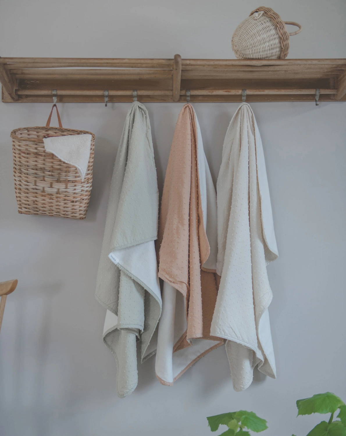 Babydecke NAPA (75x100) in sage