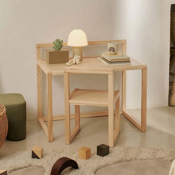 Ferm Living - Little Architect Kinderstuhl, dunkelblau