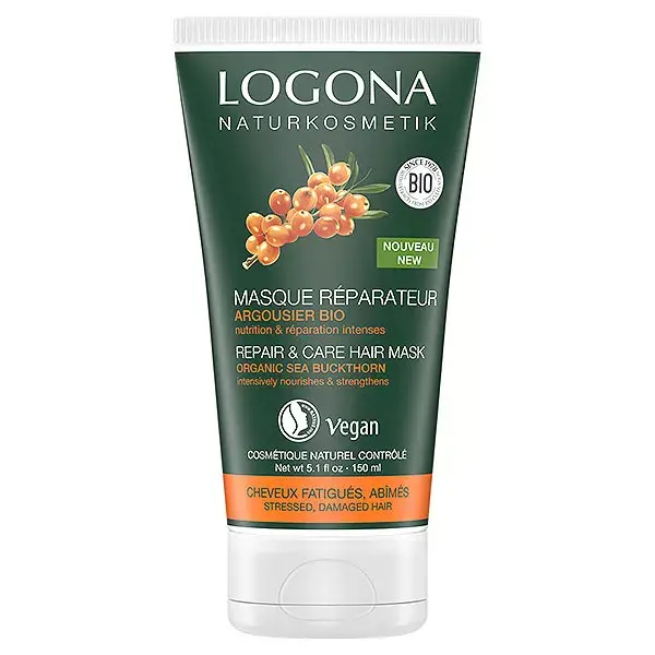 Máscara Reparadora para Cabelo Logona com Espinheiro-marinho Orgânico 150ml