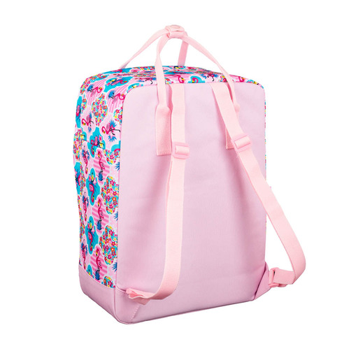 Mochila Moos Flamingo Rosa com Alças