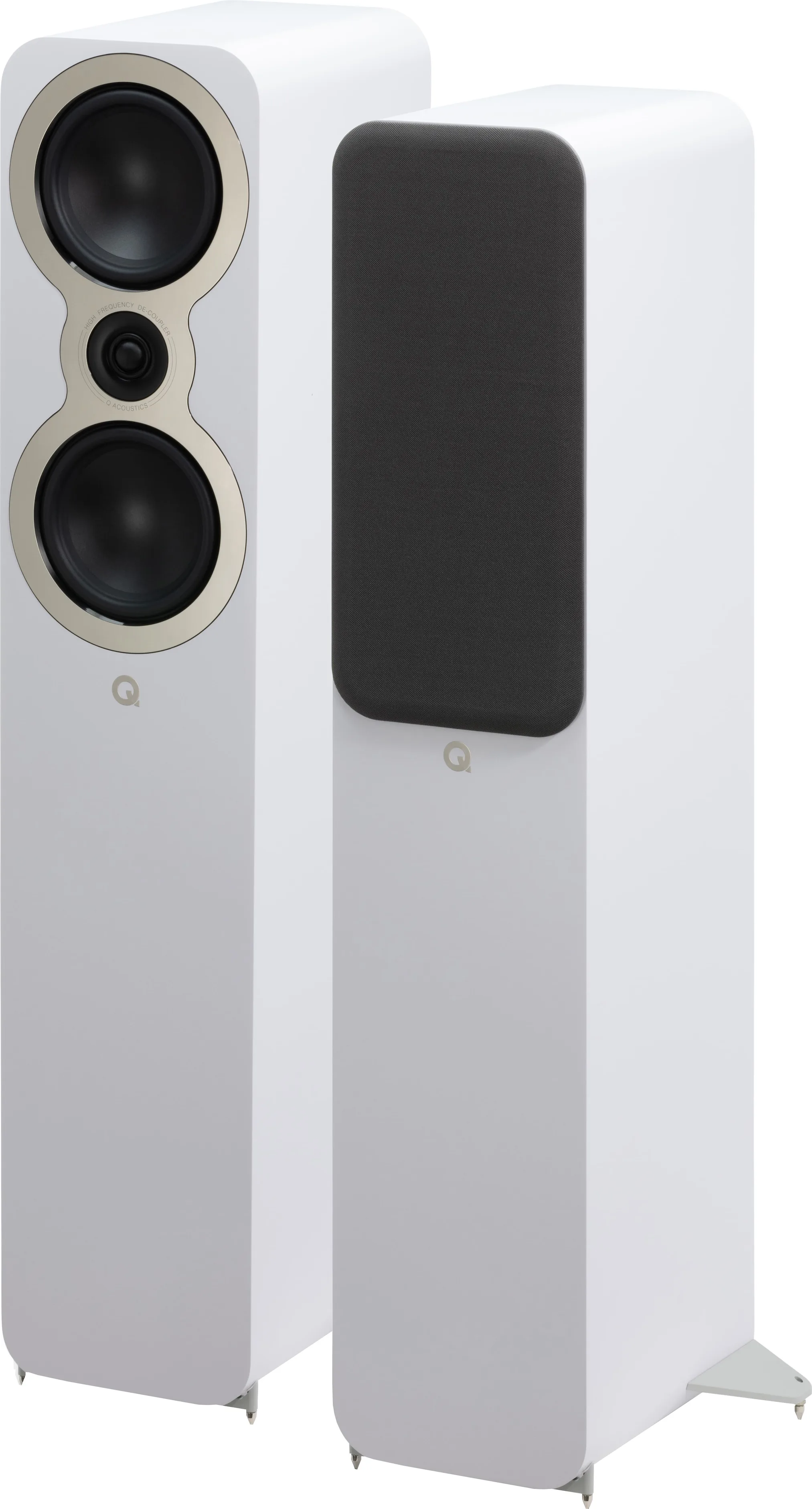 Q Acoustics 3050C Blanc mat (la paire) Enceintes colonne