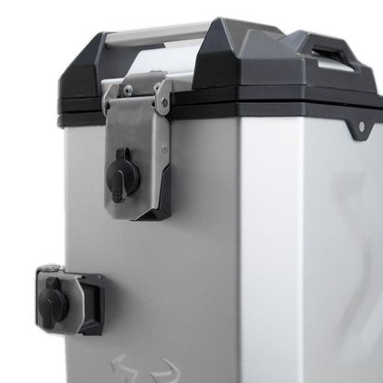 Clé SW-MOTECH TRAX kit de serrures. 2 serrures / 2 clés. Fermeture identique Universel - Gris