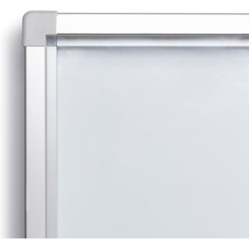 Vitrine d'affichage intérieur avec coins de sécurité cadre aluminium ignifuge