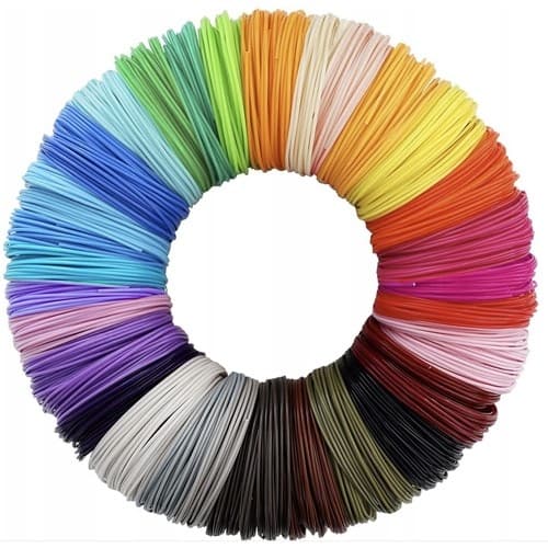 30-Pak - Filament PLA til 3D-penn - 1,75 mm x 10 m
