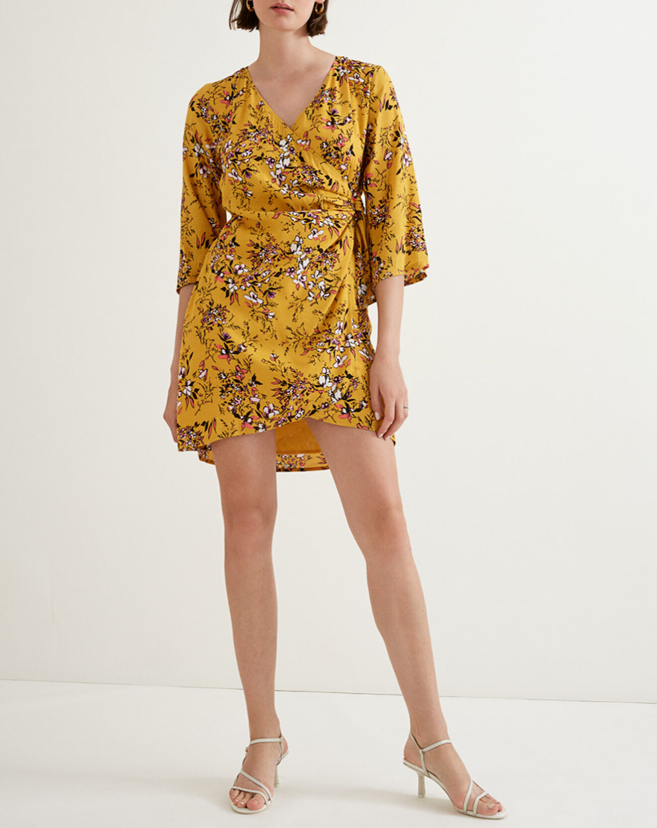 Suncoo Robe Cristina imprimée ocre