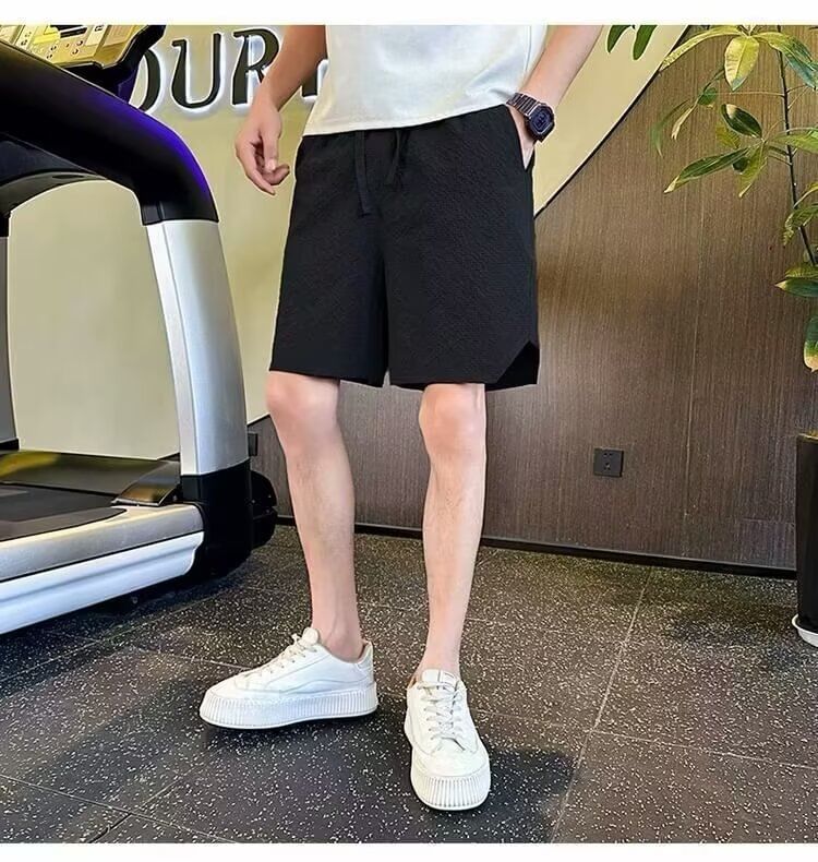 Capbrew - Effen shorts met trekkoordtaille