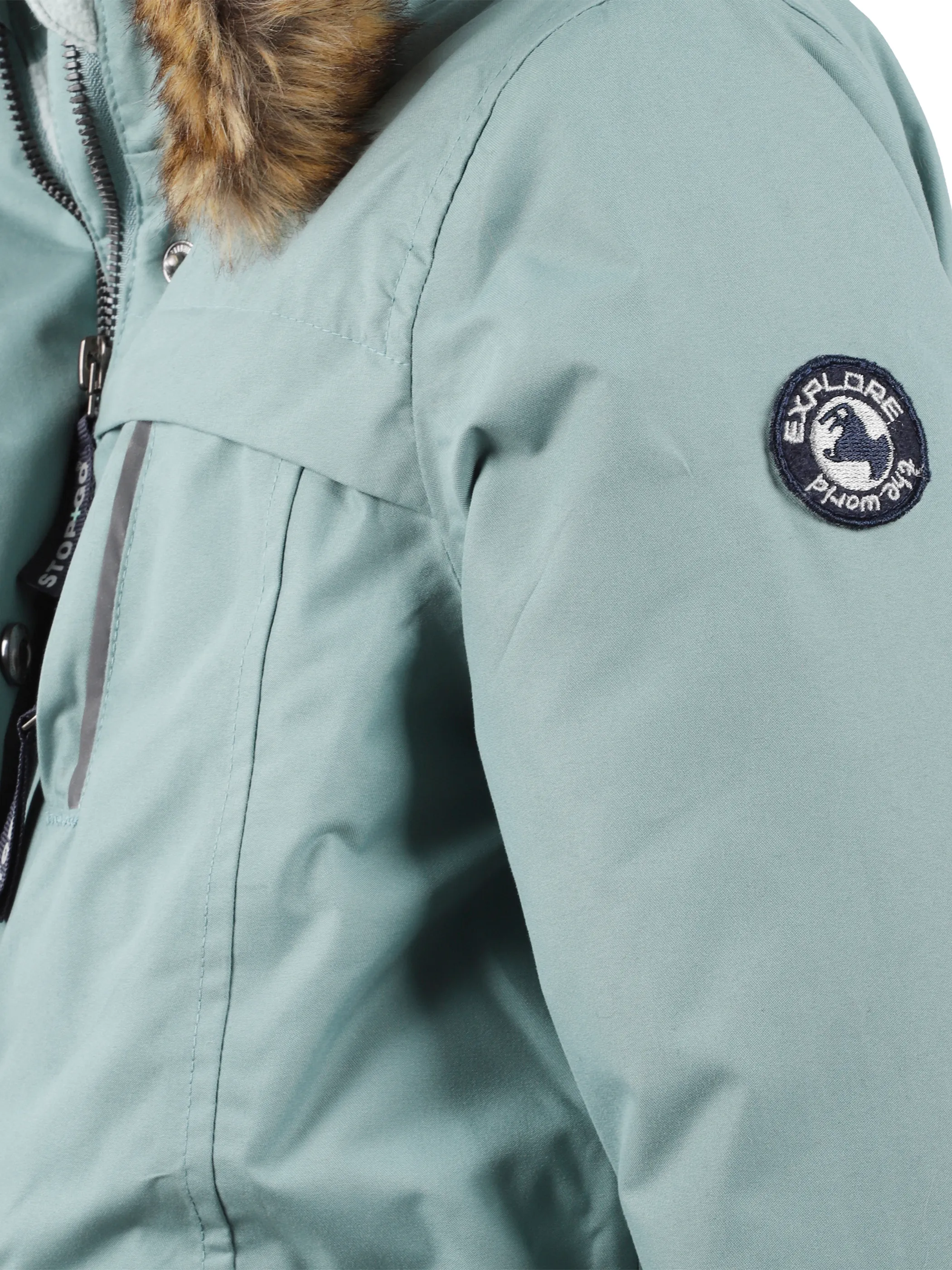Mädchen Winterjacke mit Kapuze