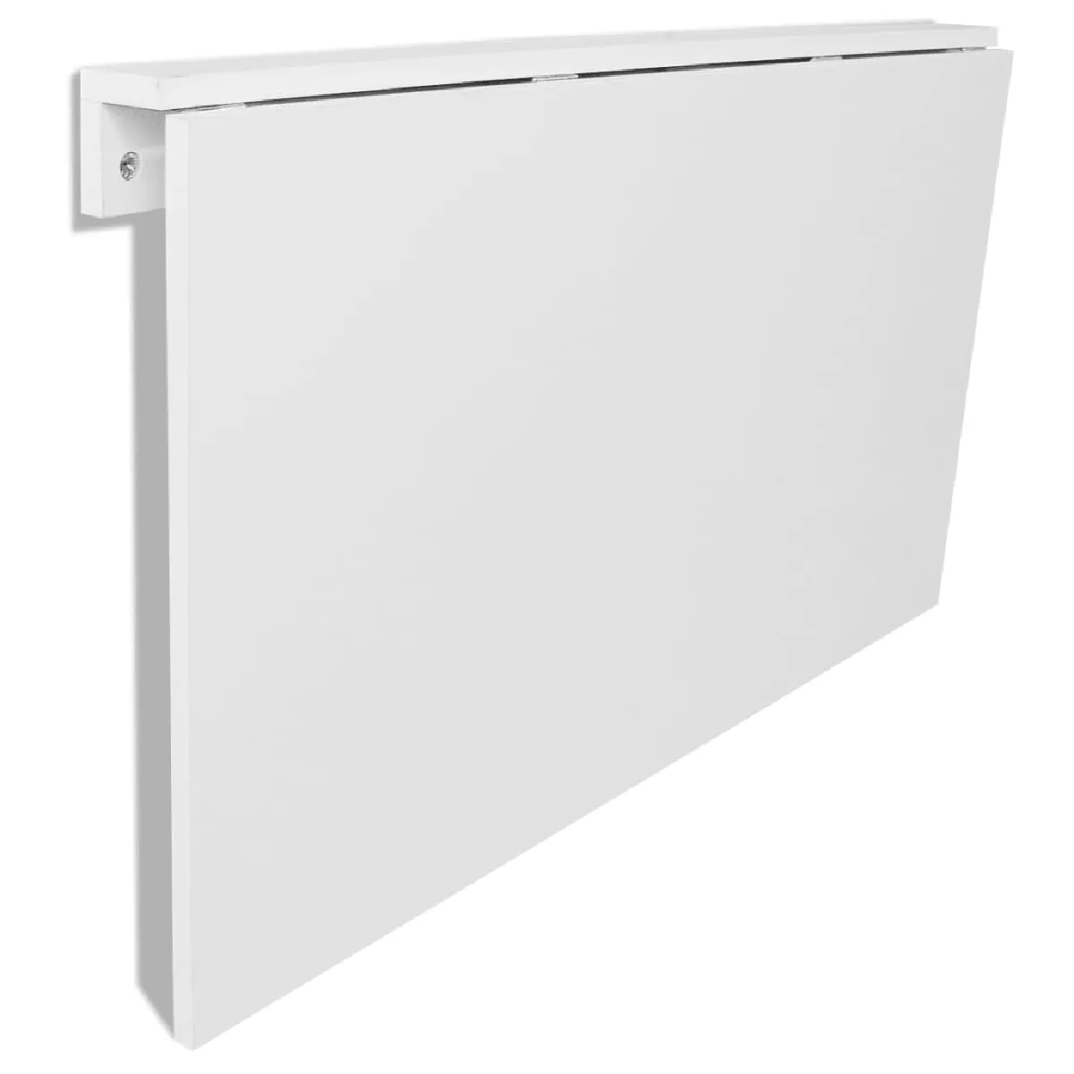 vidaXL Table murale rabattable blanc