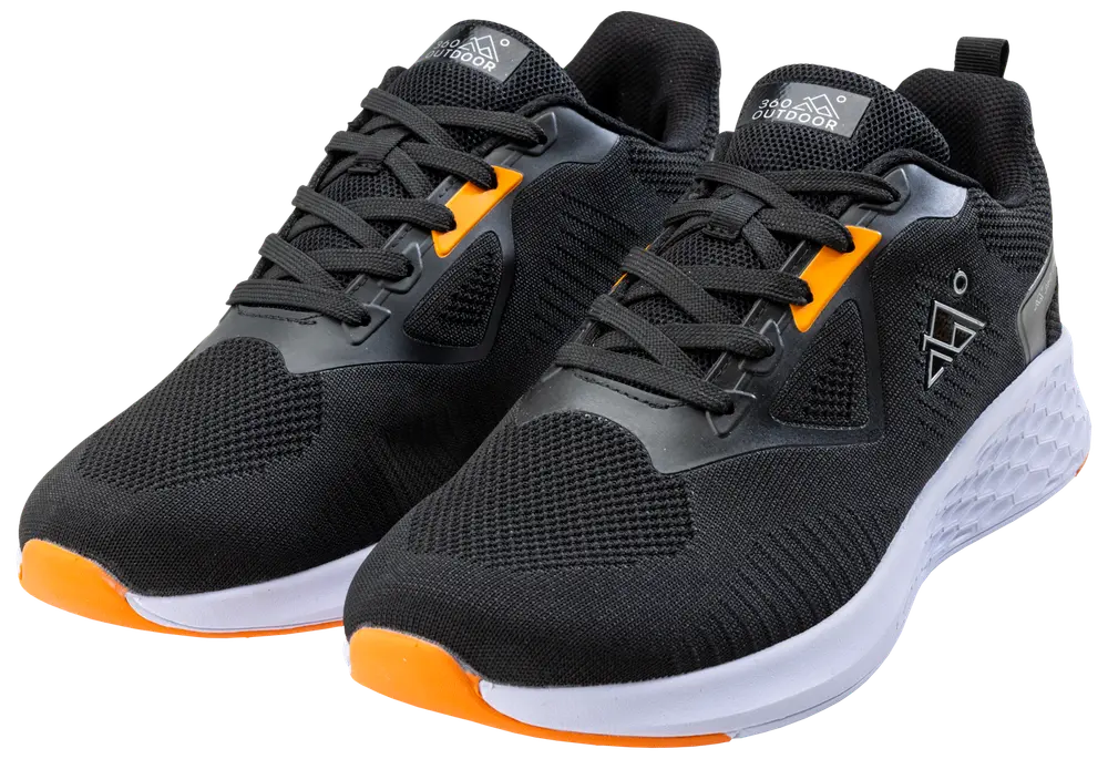 Sneakers sort/orange
