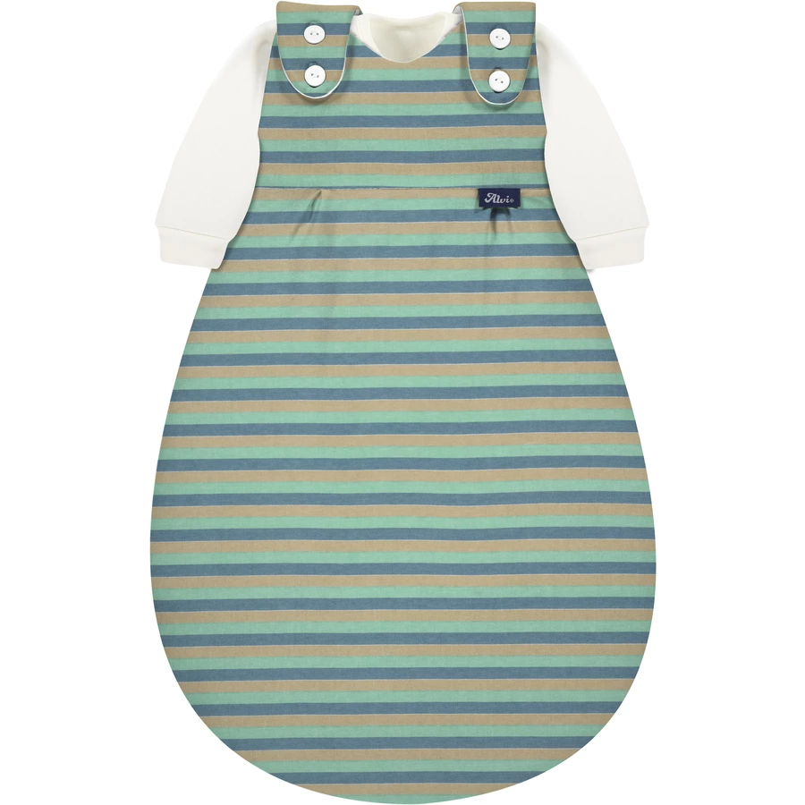 Alvi® Baby-Mäxchen® 3tlg. Jersey Cornstripe grün